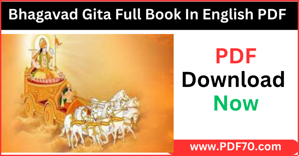 Bhagavad Gita Full Book In English PDF